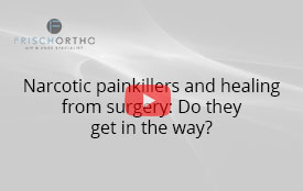 Narcotic painkillers and healing from surgery: Do they get in the way?