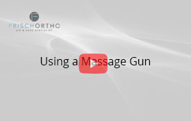 Using a Massage Gun